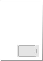 CardBrief Formcard met extra griprand. Blanco, uit voorraad leverbaar.